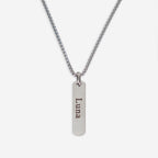 Flat Bar Necklace