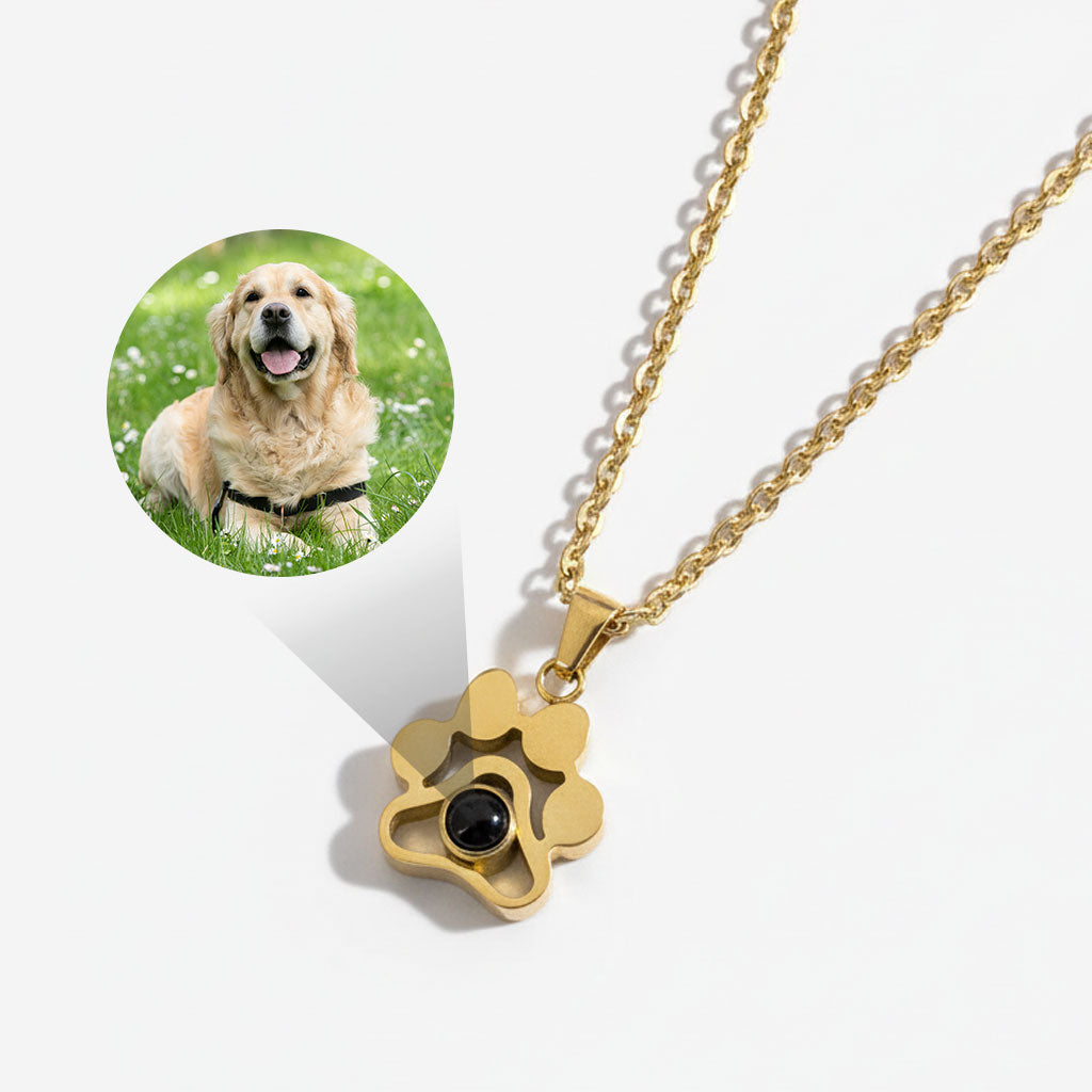 Paw Projection Necklace