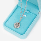 Paperclip Pet Face Necklace