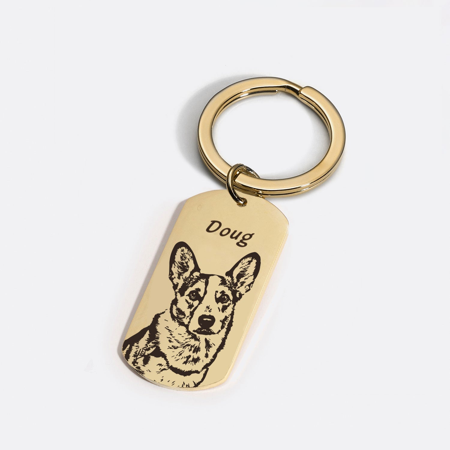 Pet Face Tag Keychain