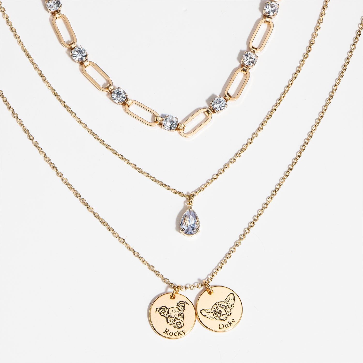 Sparkling Necklace Set